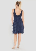 Swing Cocktailkleid aus Materialmix