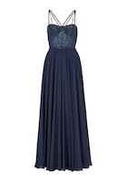 Swing Corsagenkleid im See-Through-Look