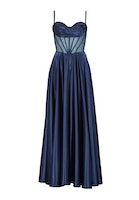 Swing See-through-Corsagenkleid mit Ziers