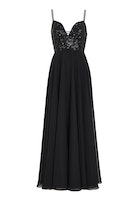 Swing Maxikleid aus nachhaltigem Chiffon