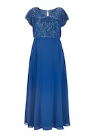 Swing Curve / Abendkleid mit blusigem Pai - blau - 56