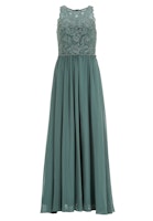 Swing High-closed-Abendkleid mit floraler