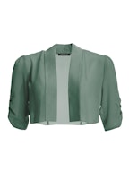 Swing Chiffon Bolero mit Satin Blende