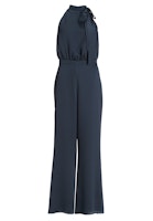 Swing Jumpsuit mit Schluppe aus gehämmert
