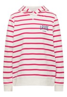 CECIL TOS Striped Hoody w. Chest Pri