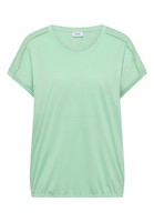 CECIL NOS Solid Lace Shoulder T-Shir
